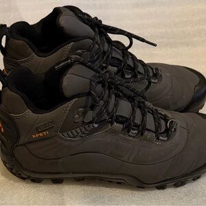 Men's XPETI Black All-Terrain Hiking Boots Waterproof.